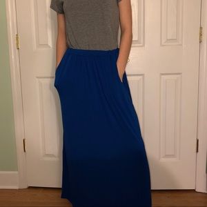 DELETING SOON Soft, royal blue skirt